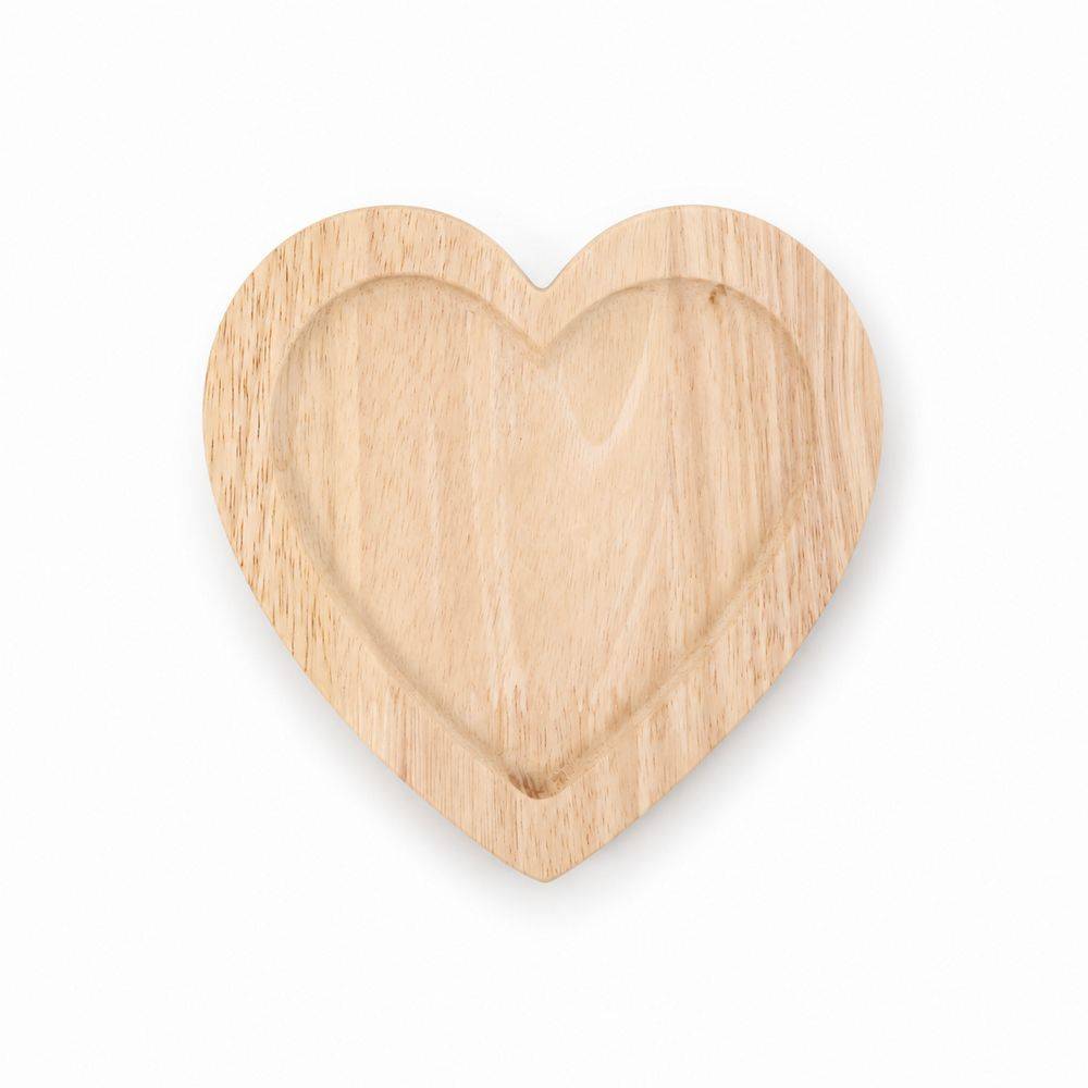 Set canovaccio con cuore legno
