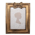 Cornice per foto 10x15 cm color oro vetro e plastica Clayre & Eef